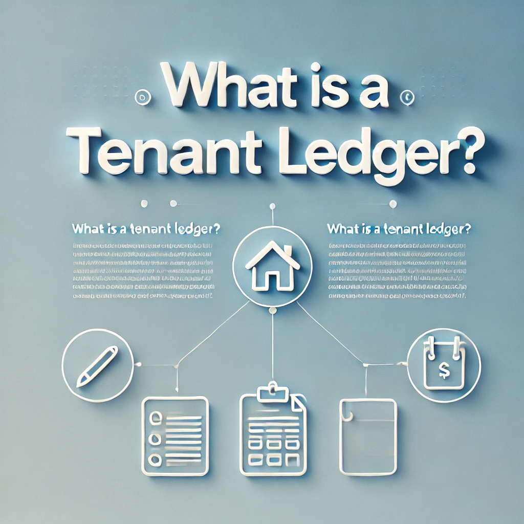 What is a tenant ledger and why is it important?